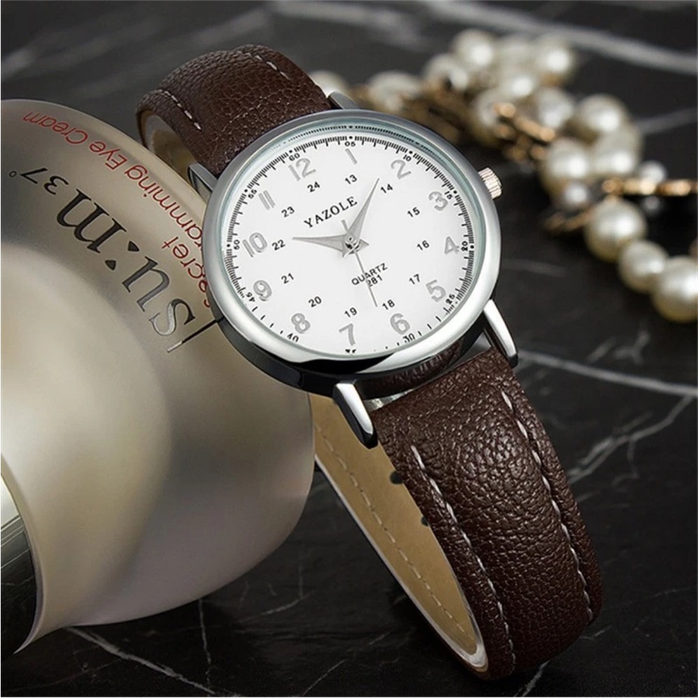 Men's Brown Leather Watch